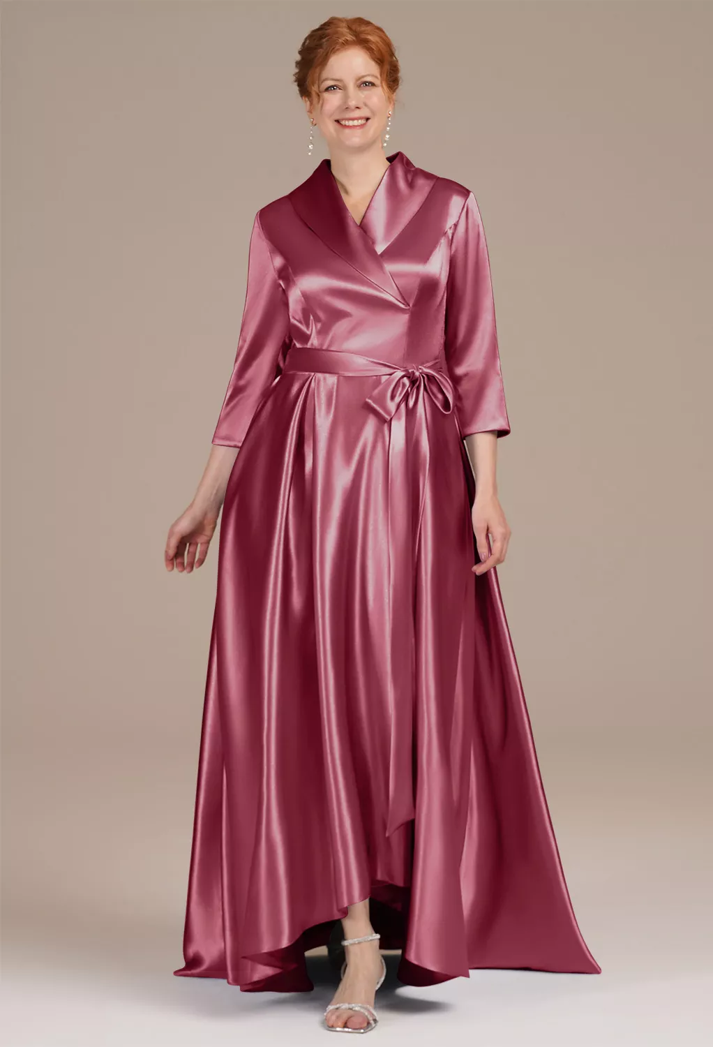 AW Silvia Desert Rose  Mother of the Bride Dresses